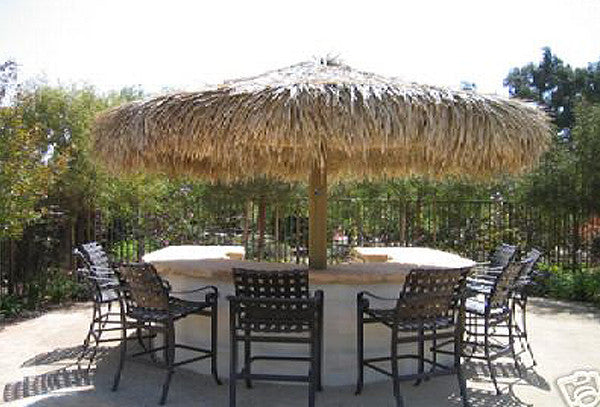 9ft Commercial Grade Palapa Thatch Umbrella Kit