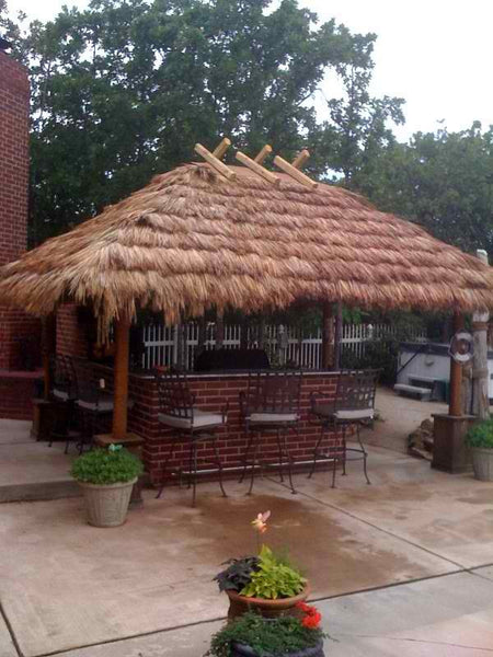 Tahitian Fiji Thatch Panel